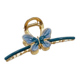 Barrette Cheveux Butterfly Hair Claw - Bleu
