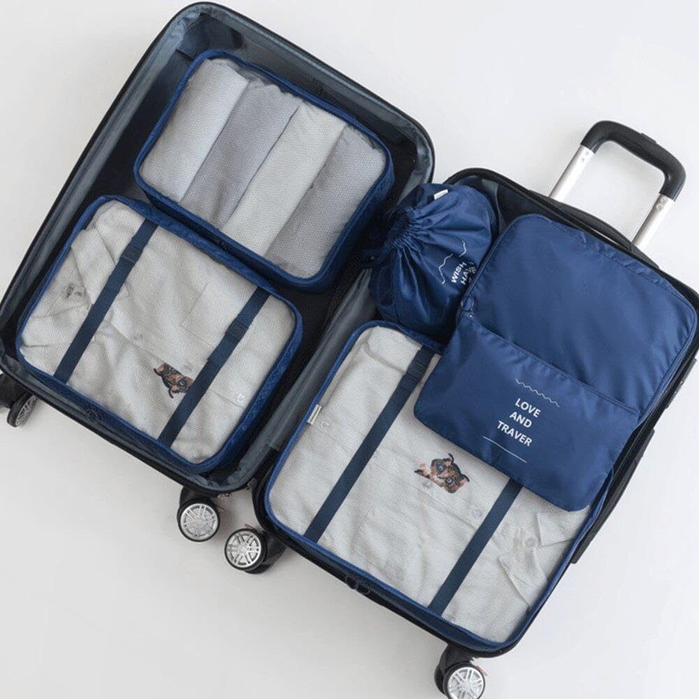 Storage Bags Set 6 pcs Blue