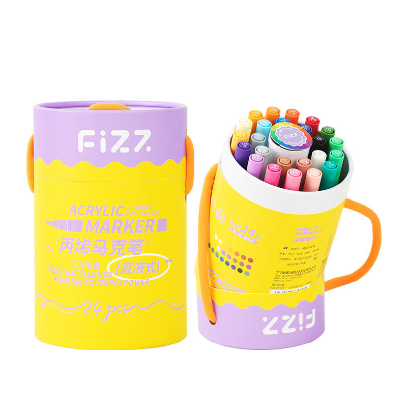 Marqueur Acrylique Liquide FIZZ – 24 Couleurs