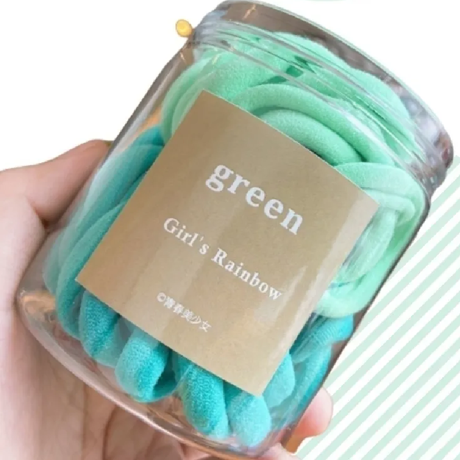 Rubber band Box (50 tie) Green