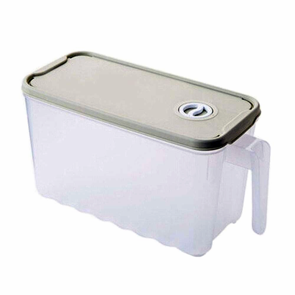 storage box with handle light green