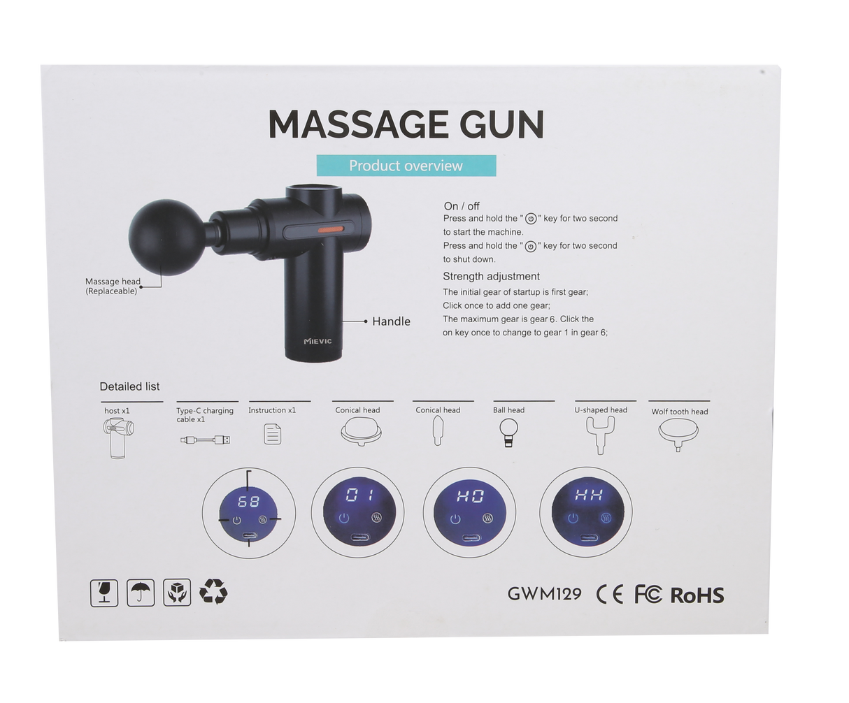 Electric Massage Gun Black