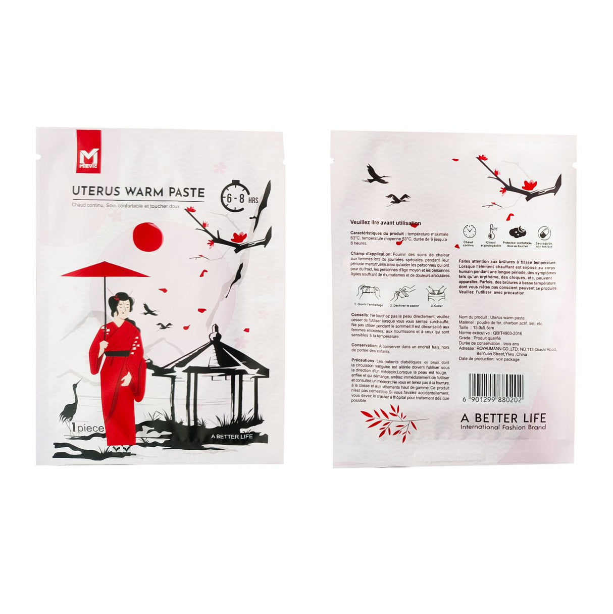 Ensemble de Patchs Chauffants10 Pièces – Sakura