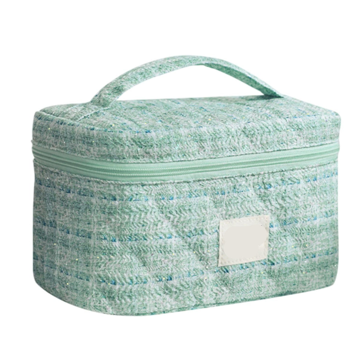 Trousse Maquillage Matelassée Verte