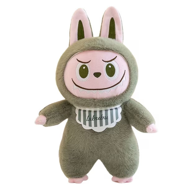 28cm plush toy Labubu dark green