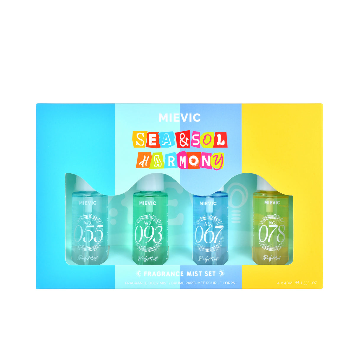 Sea Sol Harmony Body Mist 4pcs Set