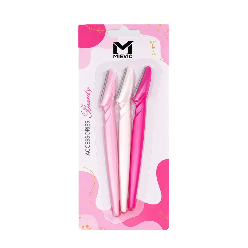 3 pièces set Rasoir à sourcils