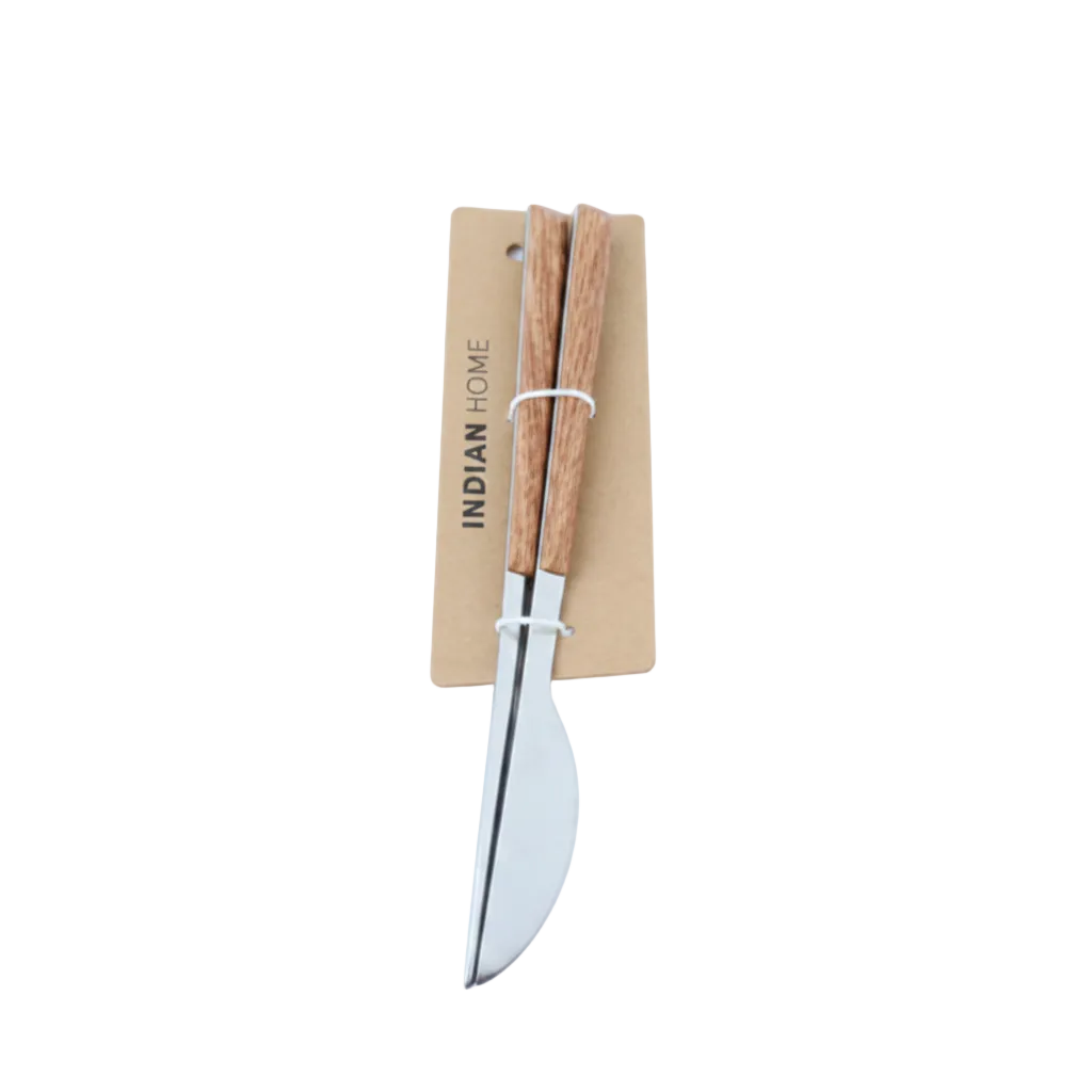 Set de 2 Couteaux en Acier Inoxydable