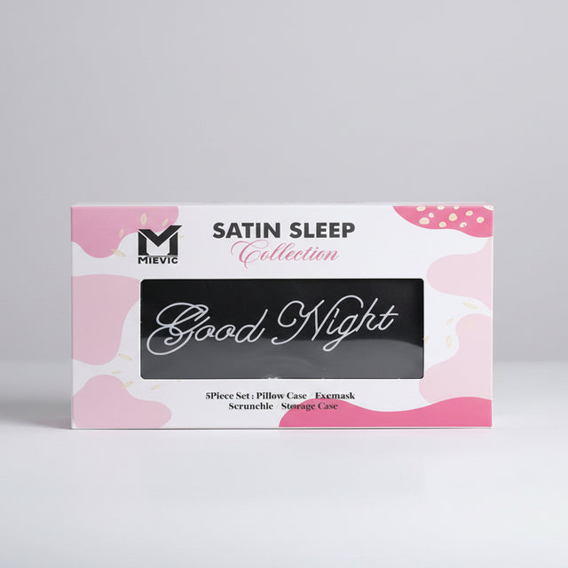 Satin Sleep Collection Black