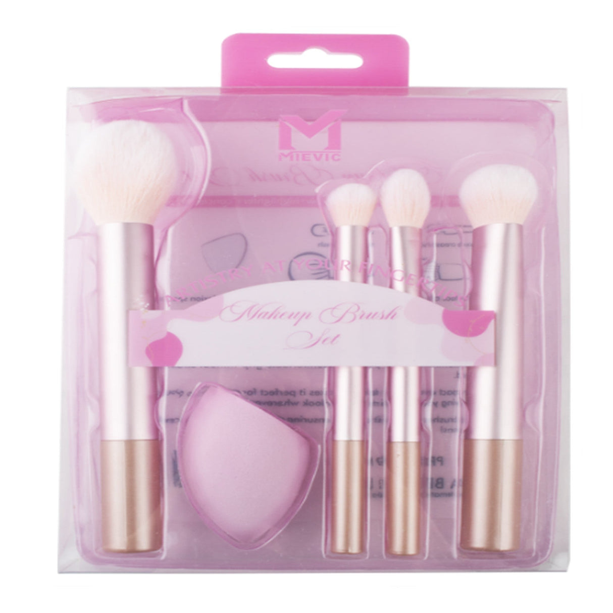 Set Pinceaux Maquillage + Beauty Blender