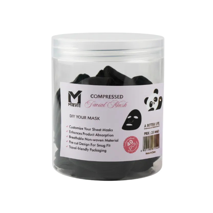 Noir Compressed Masque 40PCS