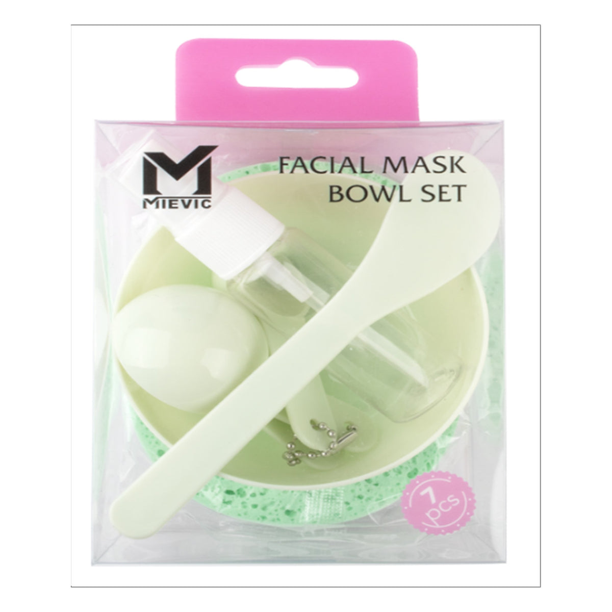 Facial Masque Bowl Set 7PCS Vert