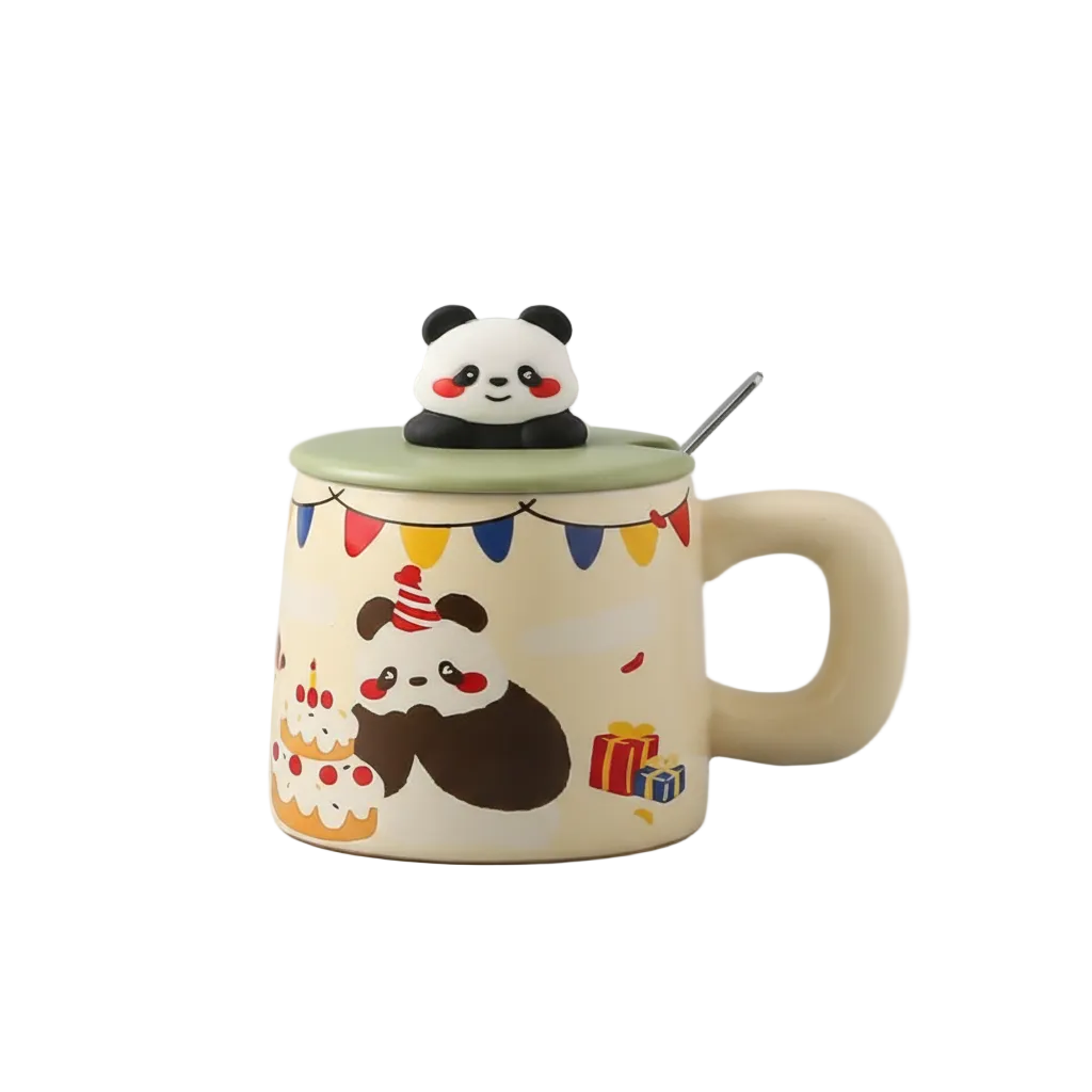 Mug en Céramique Panda Birthday HY-1326-1