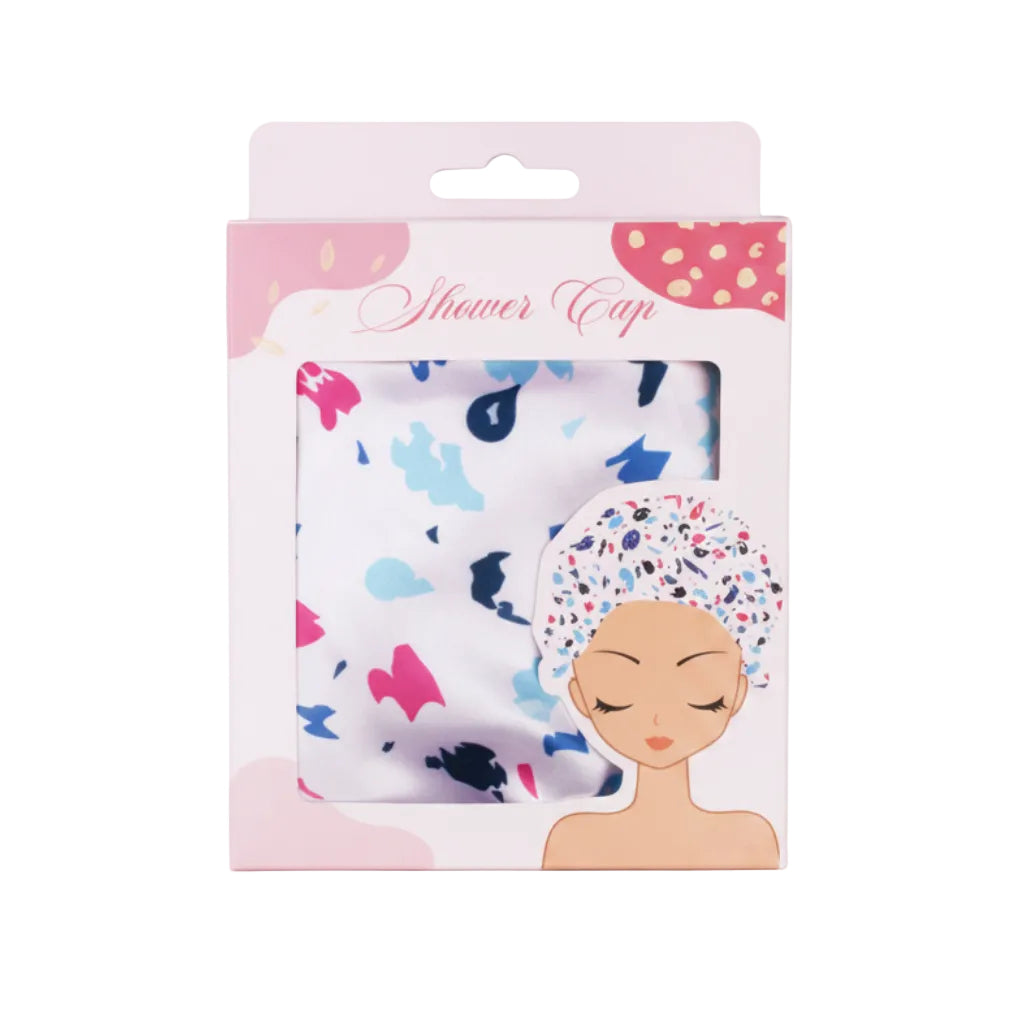 Bonnet de Bain Shower Cap Coloful Pattern