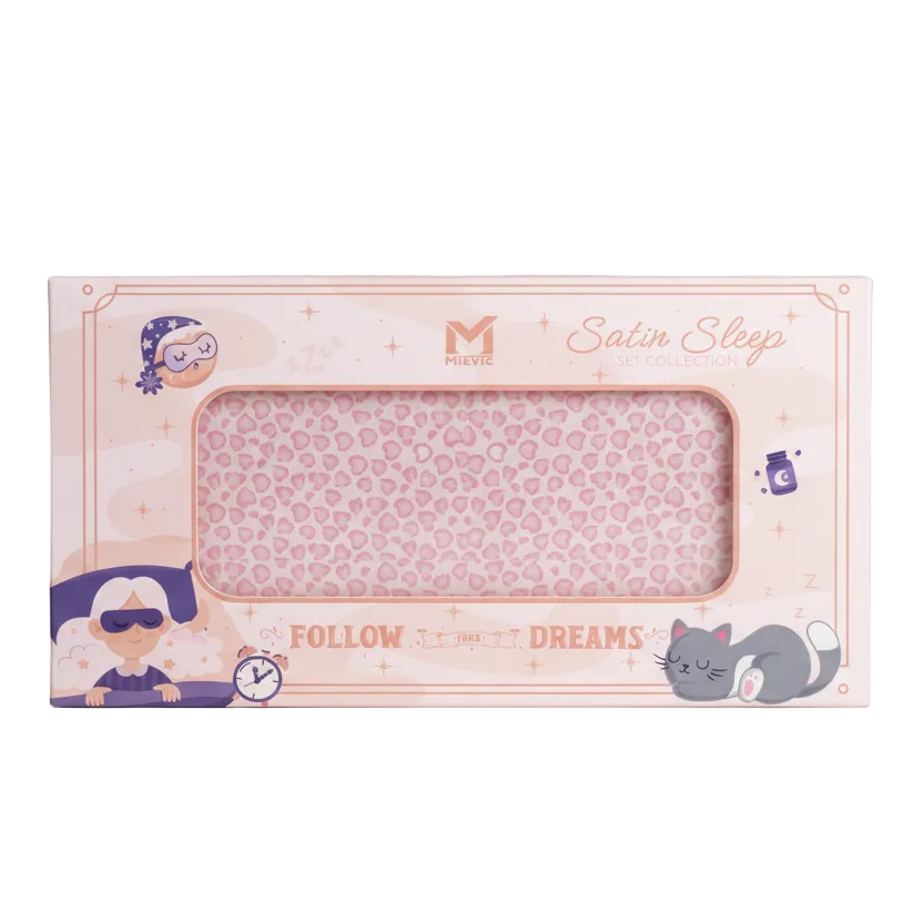 Accessoire de Sommeil Satin Sleep Collection - Rose / Léopard