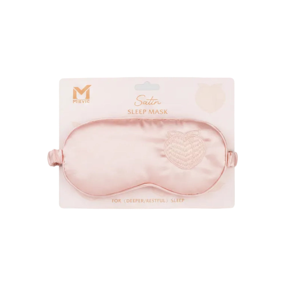 Cache-Yeux Peach Silk Sleep Eye Mask