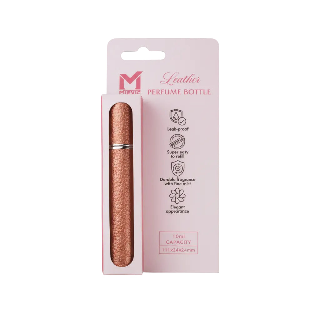 Flacon de Parfum Leather Bottle Rose Gold