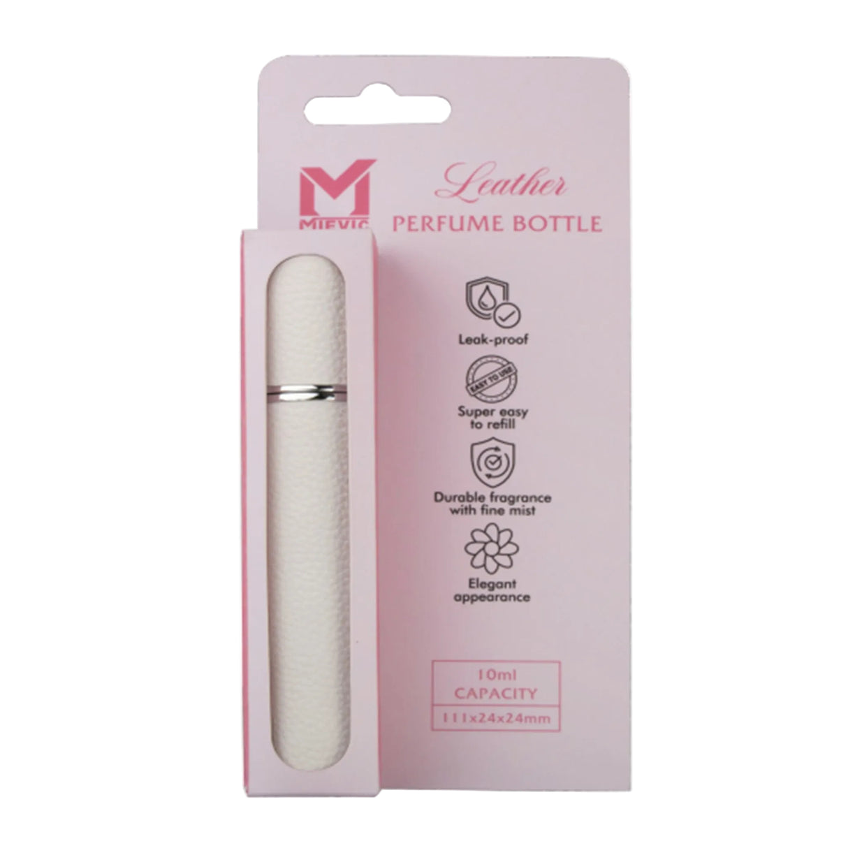 Flacon Spray Parfum Cuir Blanc