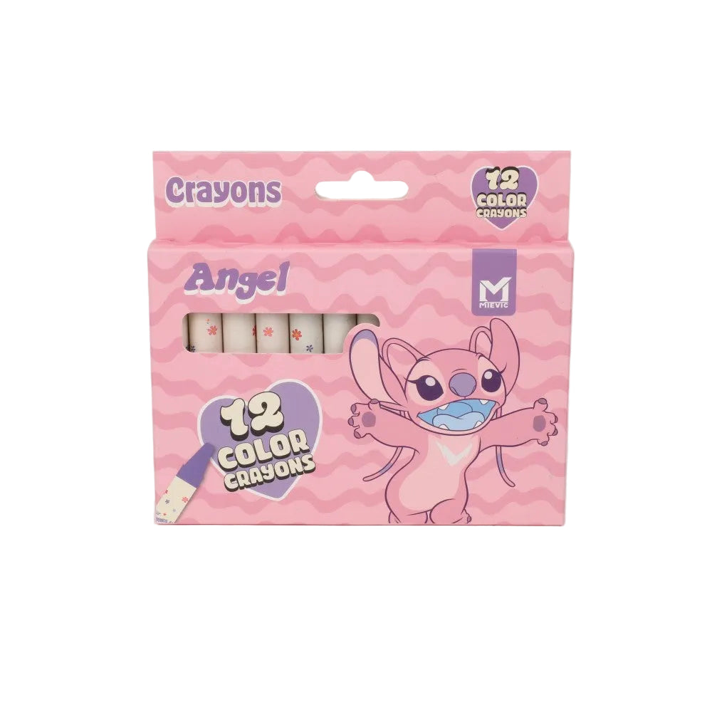 Ensemble de Crayons de Couleur Série Angel Rose