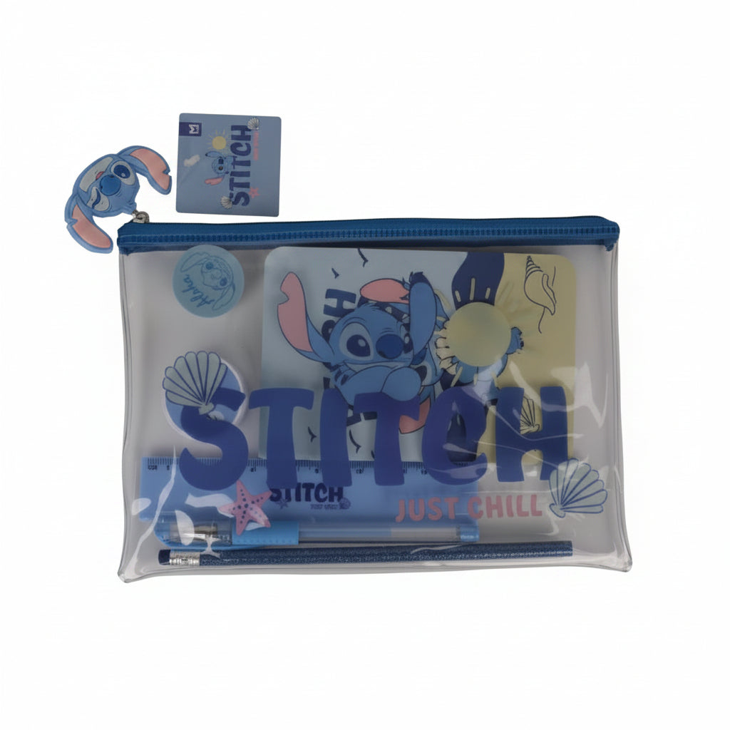 Kit de Fournitures Scolaires Stitch Stationery Set (stitch) KB25054363 - Bleu