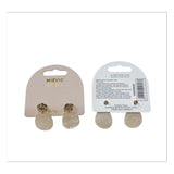 Boucles d'Oreilles Shell Disc - Doré
