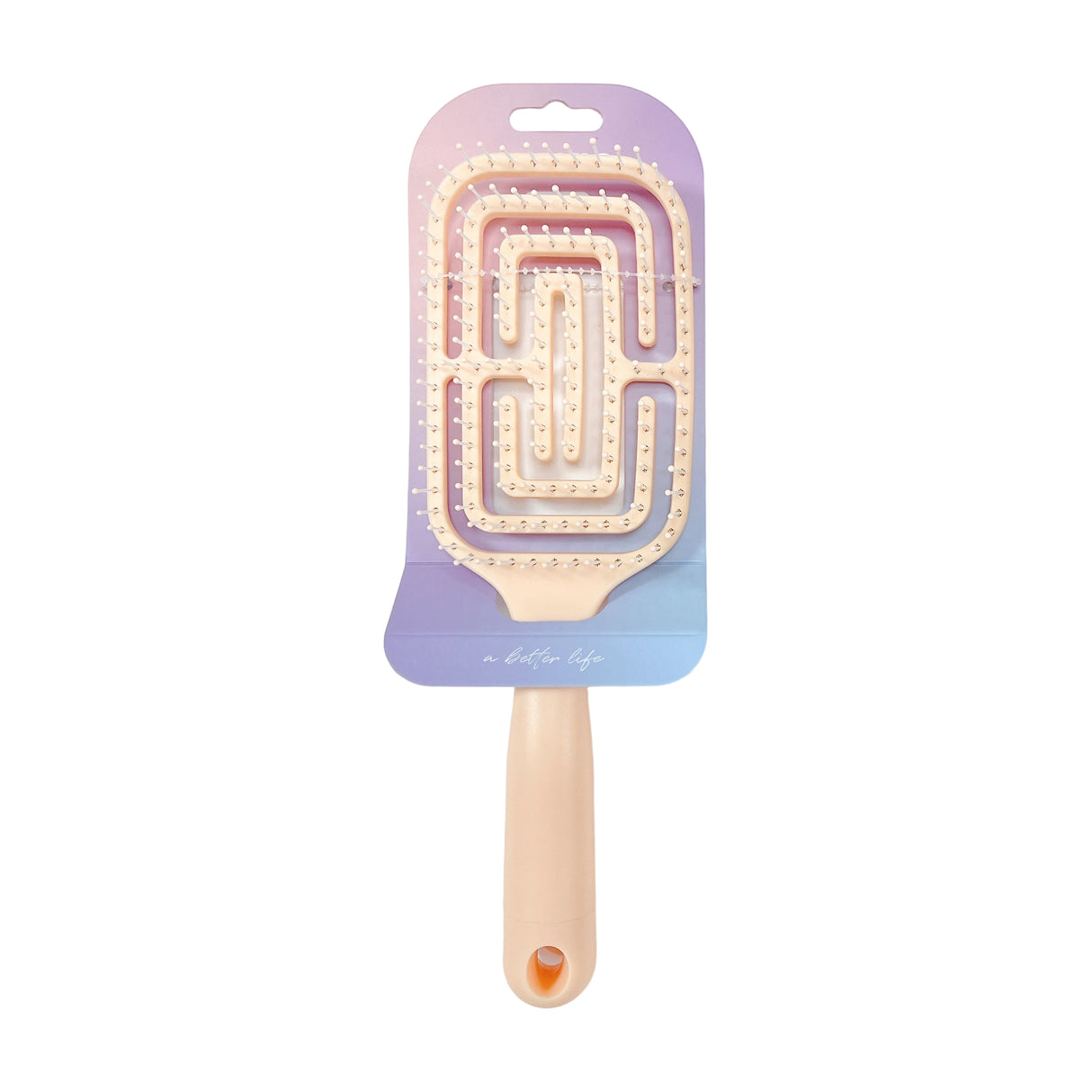 Brosse à Cheveux Detangling Carré Hair Brush - Orange