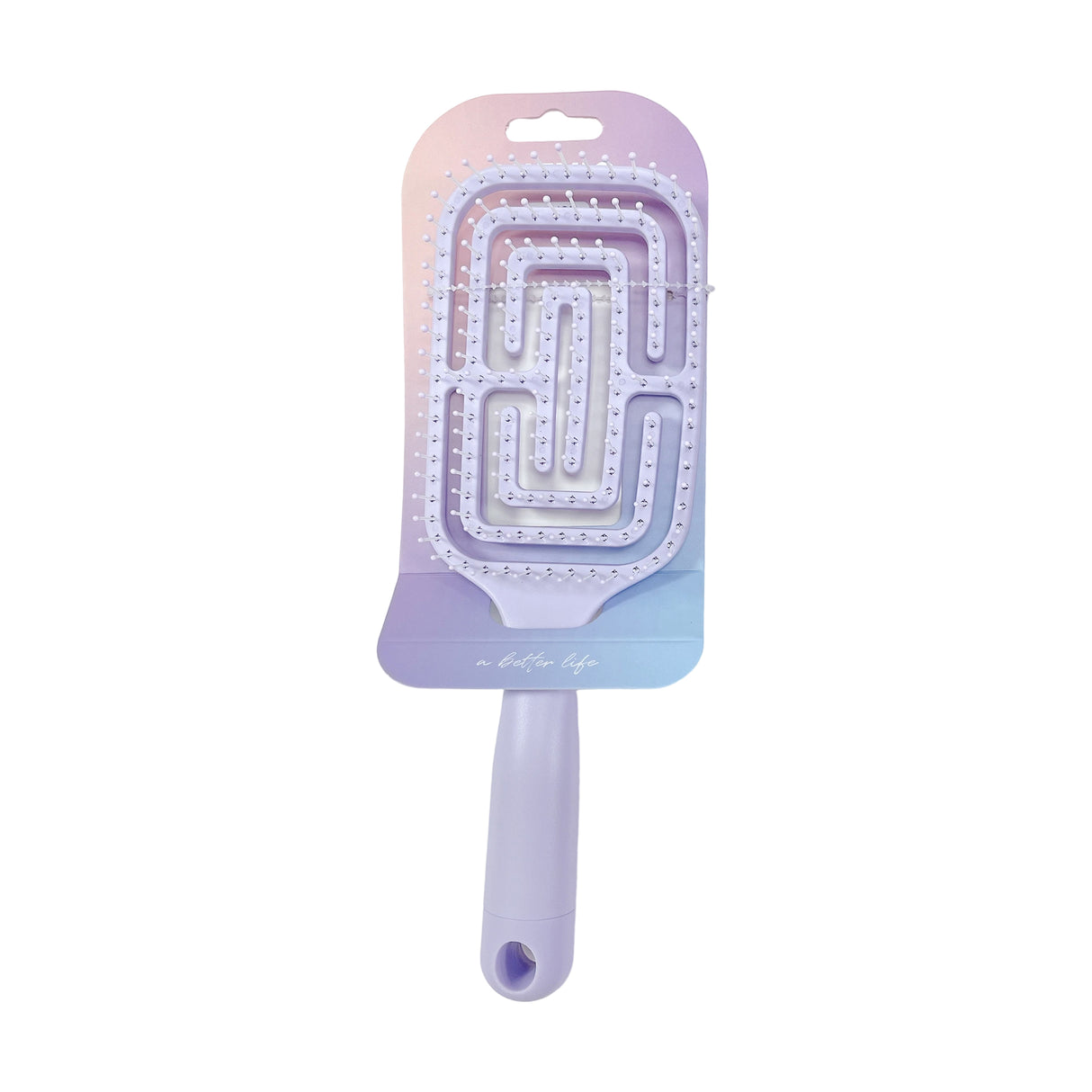Brosse à Cheveux Detangling Carré Hair Brush - Violet