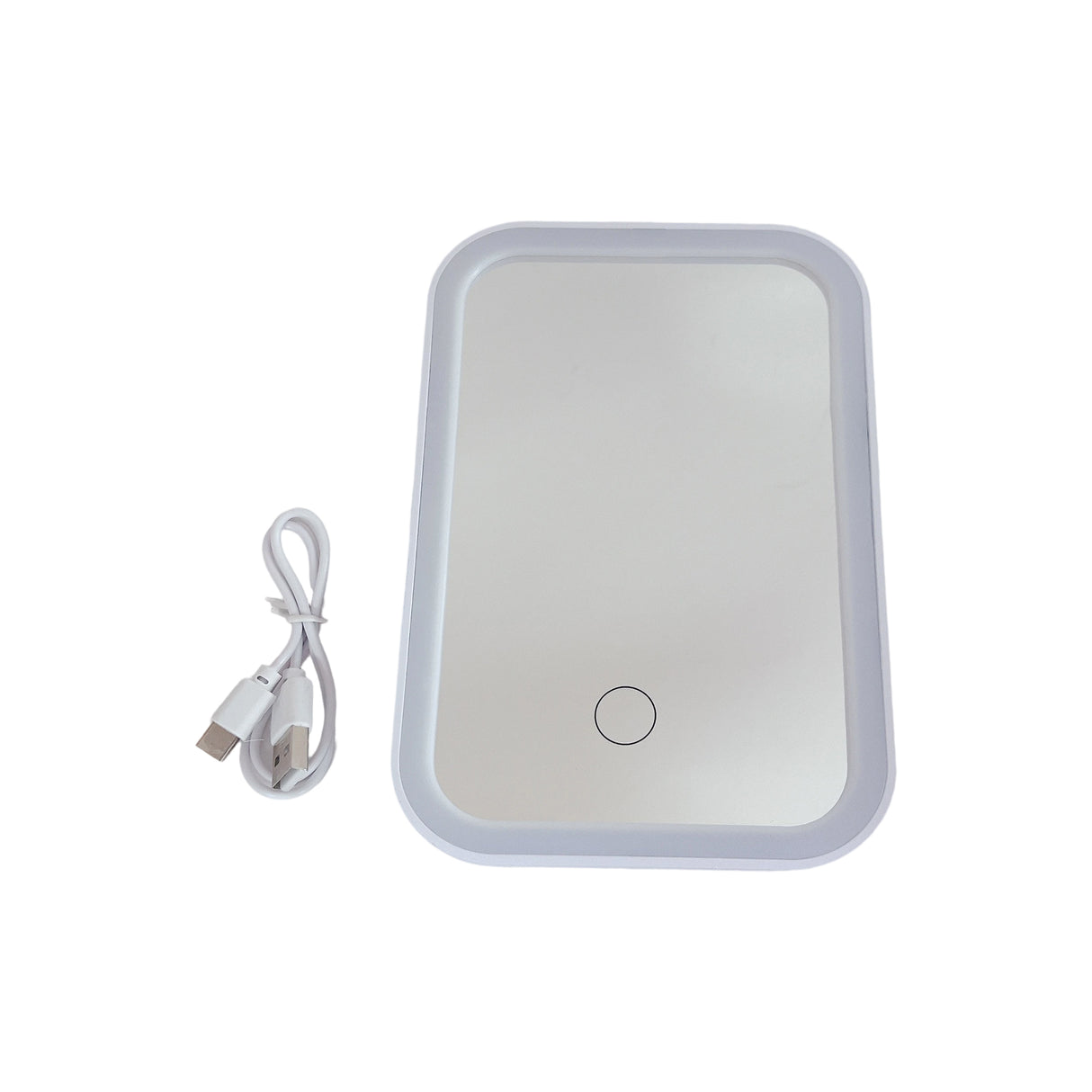 Miroir de Table Compact Blanc