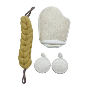 Set Bain 3 pcs (Éponge + Gant + Serviette) Eco Series