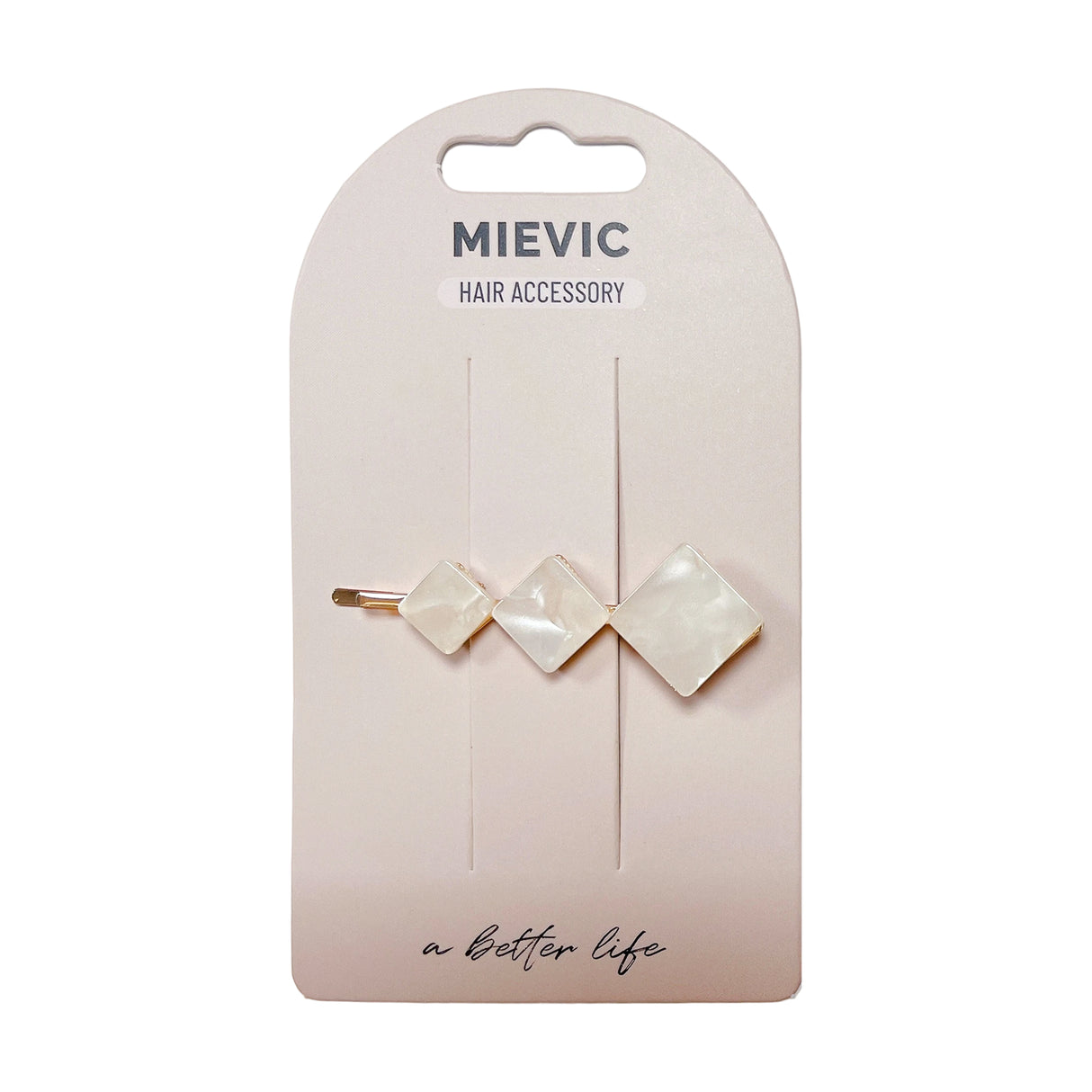 Pince a Cheveux Alliage 1pc - Or