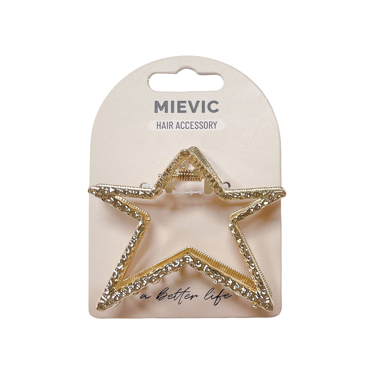 Pince à Cheveux Maxi Star Hair Claw - Doré