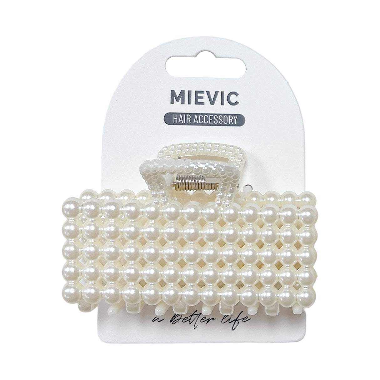 Pince à Cheveux Maxi Hair Claw Pearl