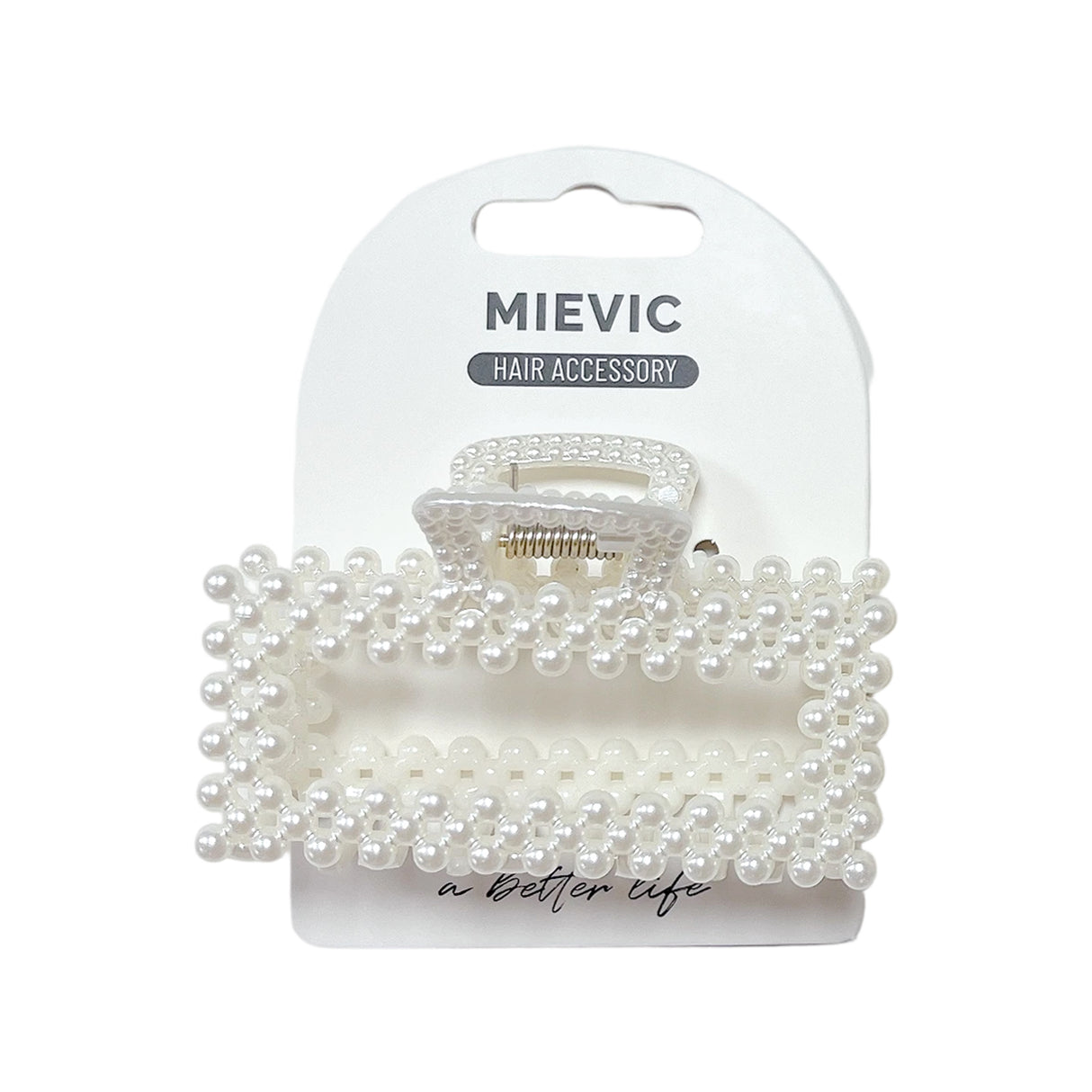 Pince à Cheveux Maxi Hair Claw Pearl