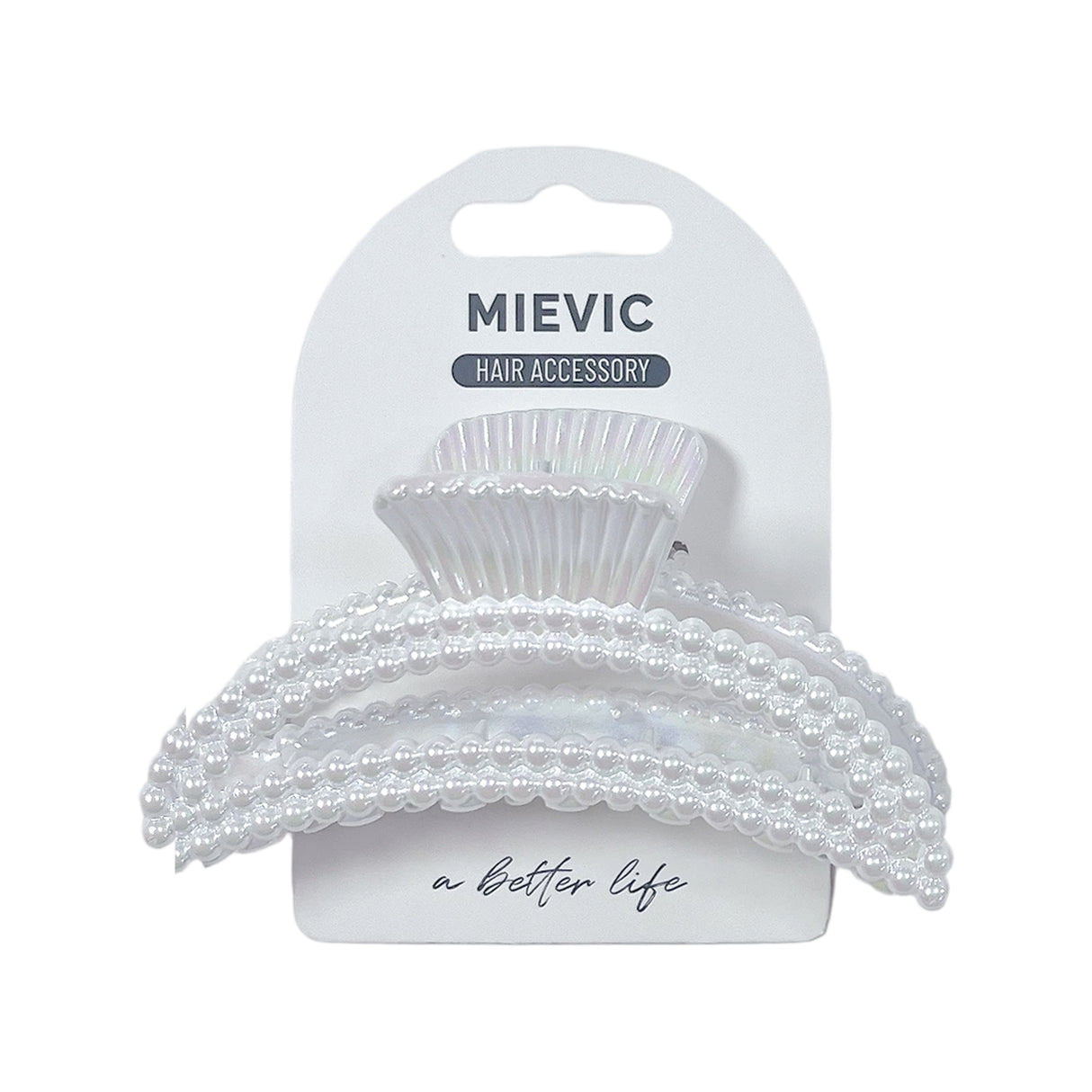 Pince à Cheveux Maxi Hair Claw Pearl