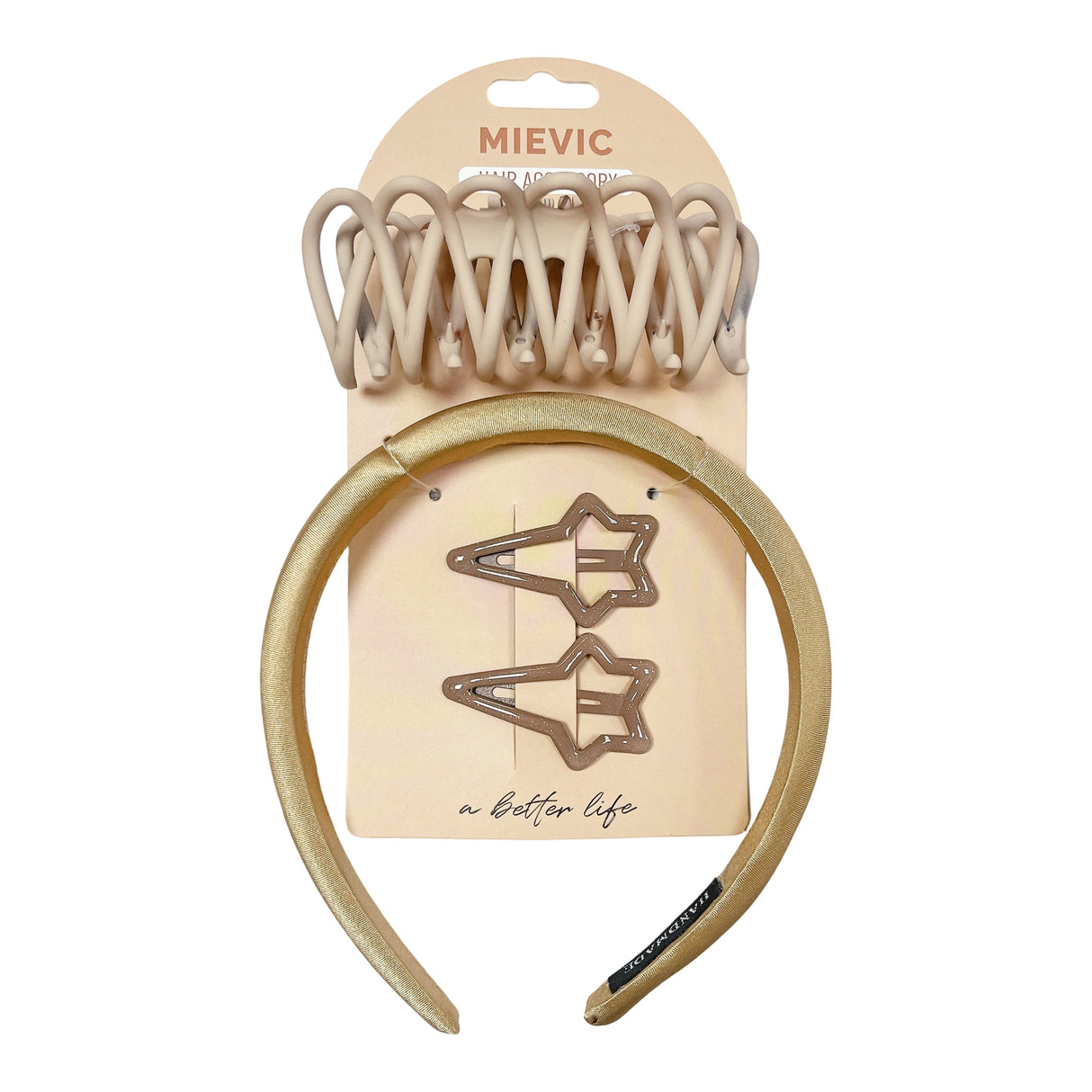 Set Accessoires Cheveux Nude