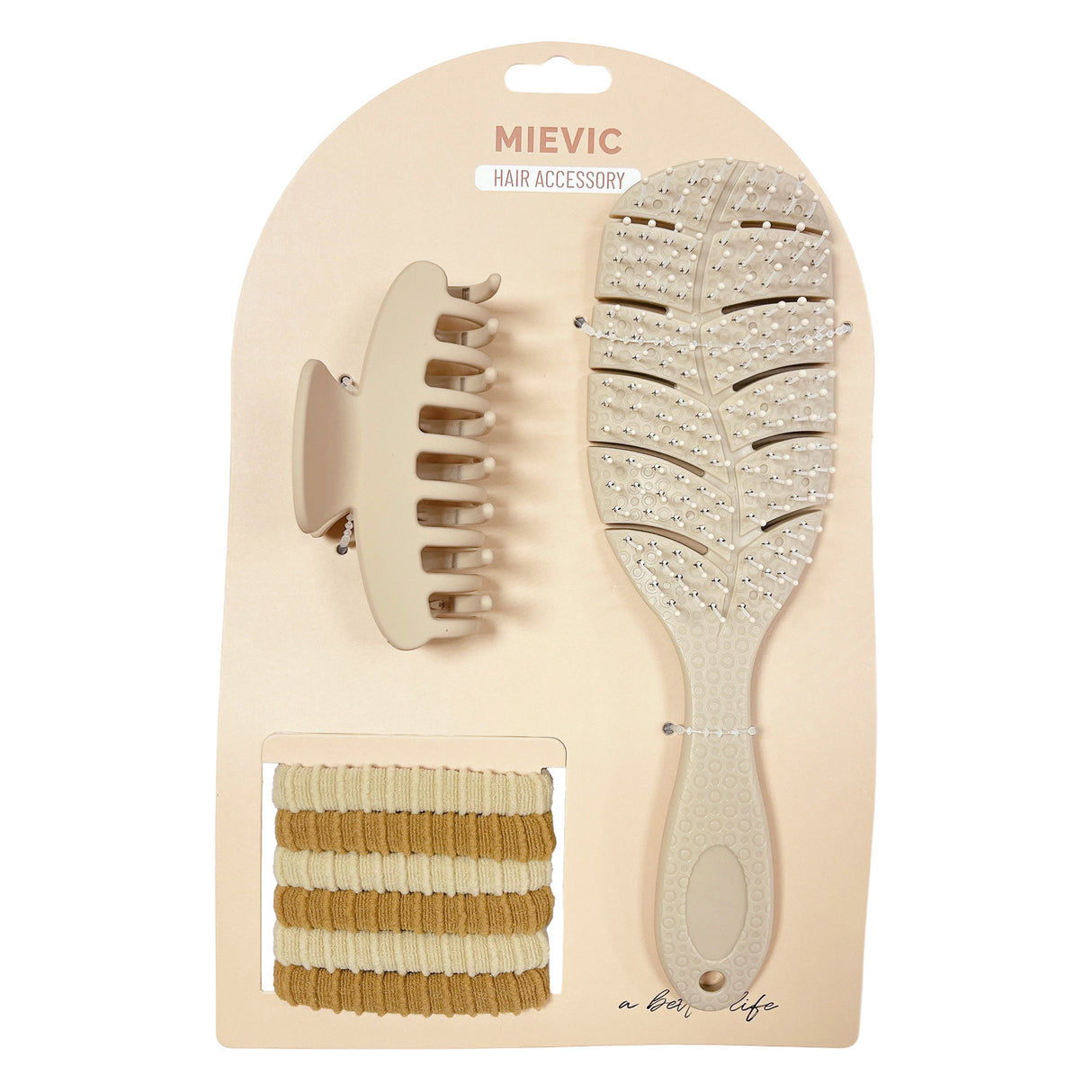 Brosse à Cheveux set  Nude Series Brown-#7