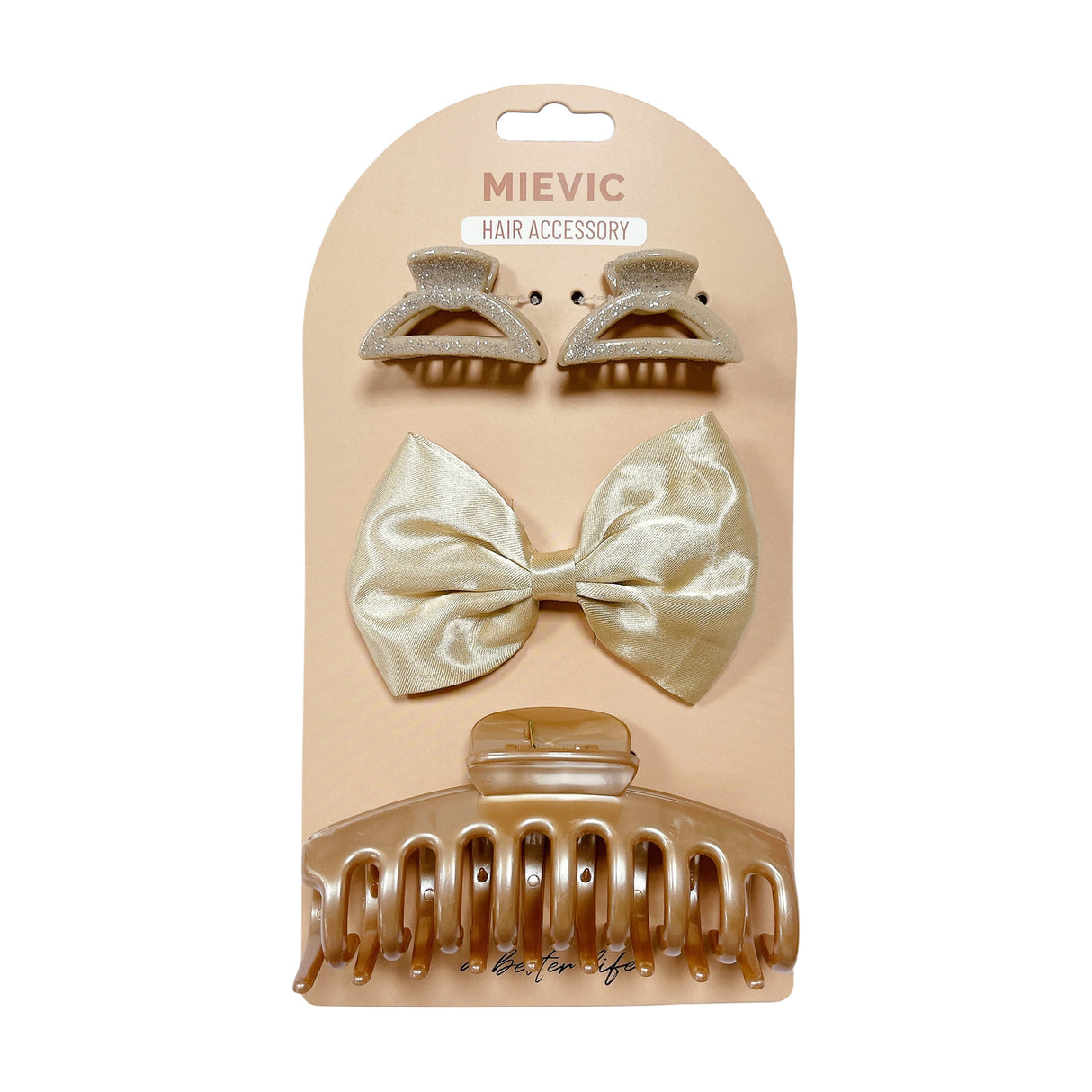 Set Accessoires Cheveux Nude