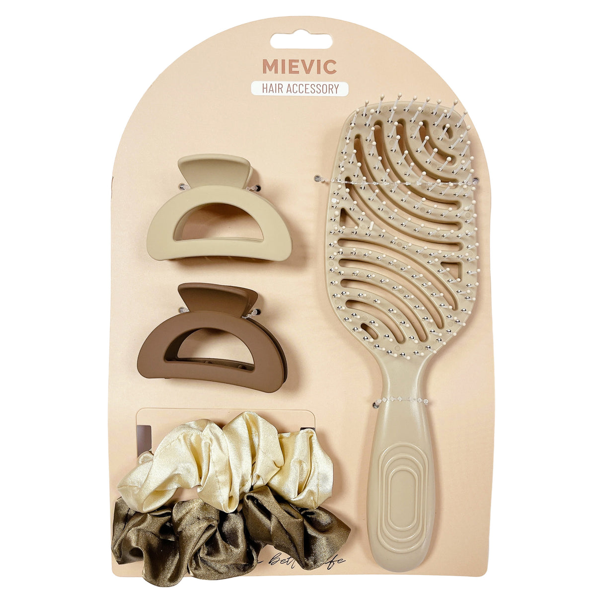 Brosse à Cheveux set  Nude Series Brown-#20