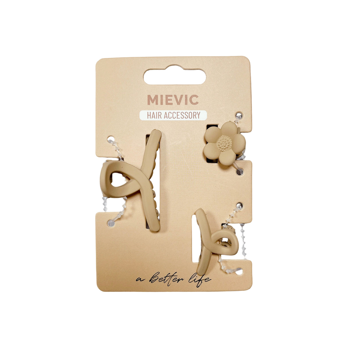Hair claw NUDE SERIES 3pcs