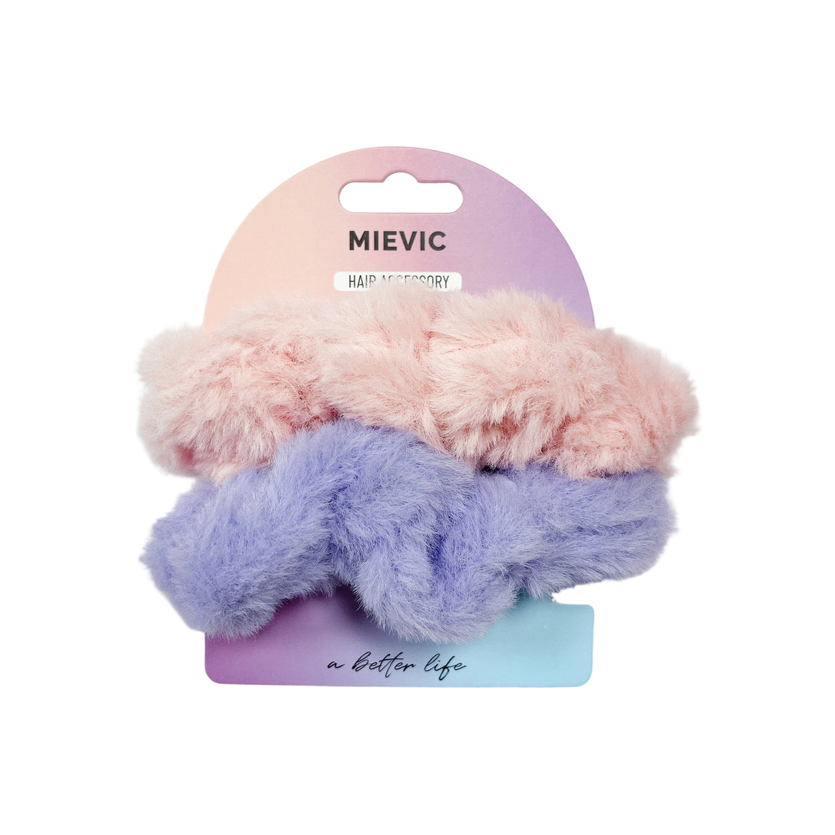 Fluffy Scrunchie PASTEL SERIES 2pcs