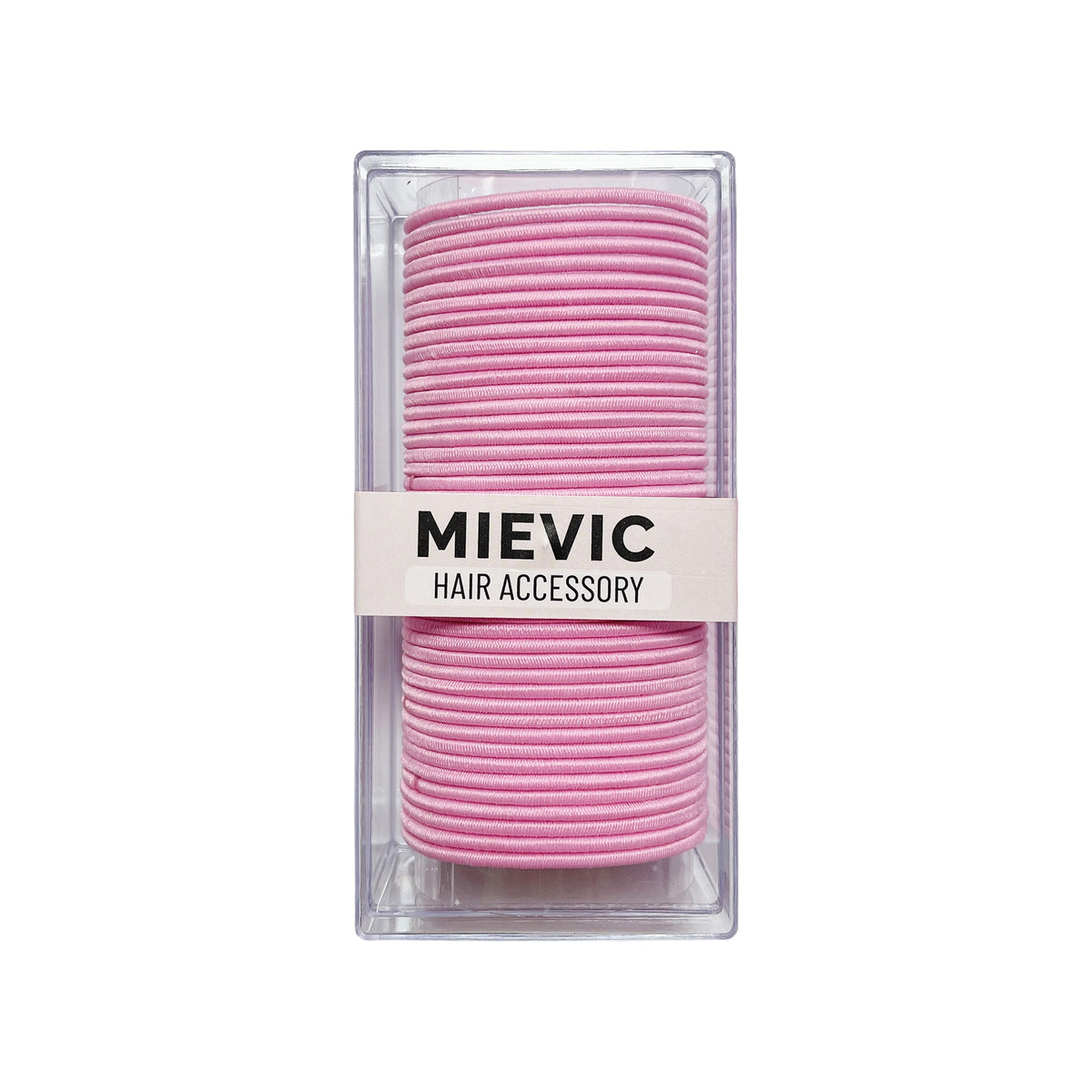 Boîte Élastiques Rose Pastel