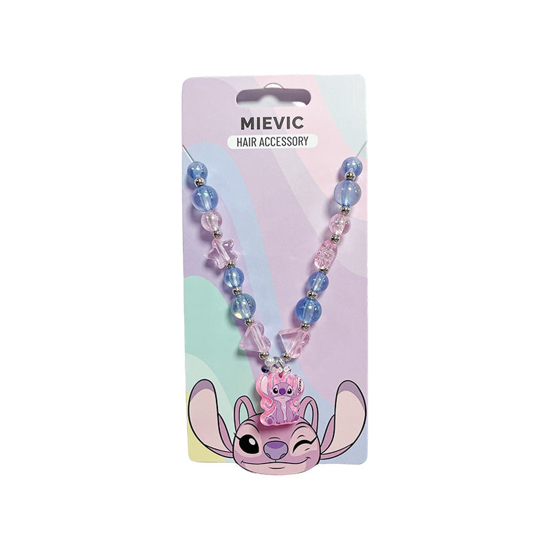 Bijoux et Bracelet Crystal Necklace – Stitch Edition - Rose