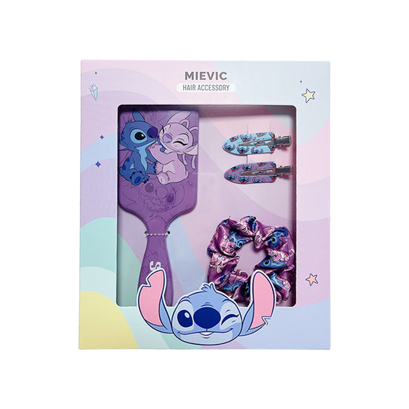 Brosse à Cheveux Beauty Hair Gift Set Stitch Edition
