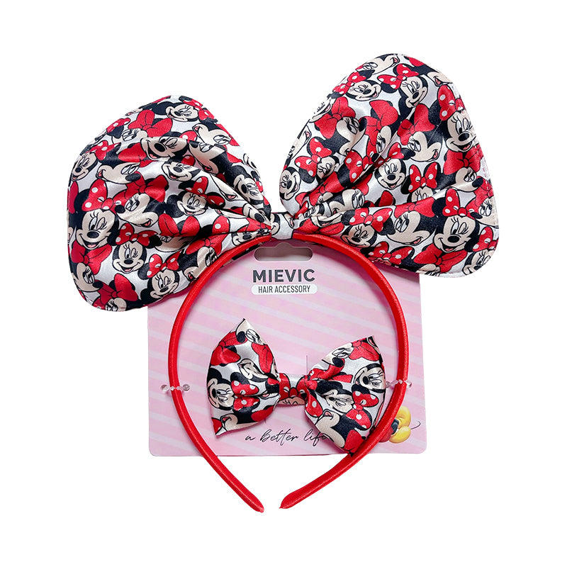 Bandeau et Barrette Minnie Mickey Mouse