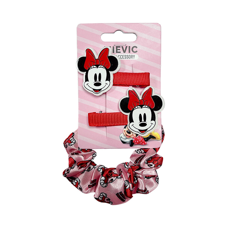 Set Barrette et Chouchou Minnie Mickey Mouse