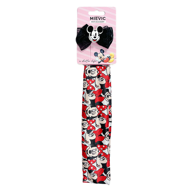 Barrette et Head Wrap Minnie Mickey Mouse