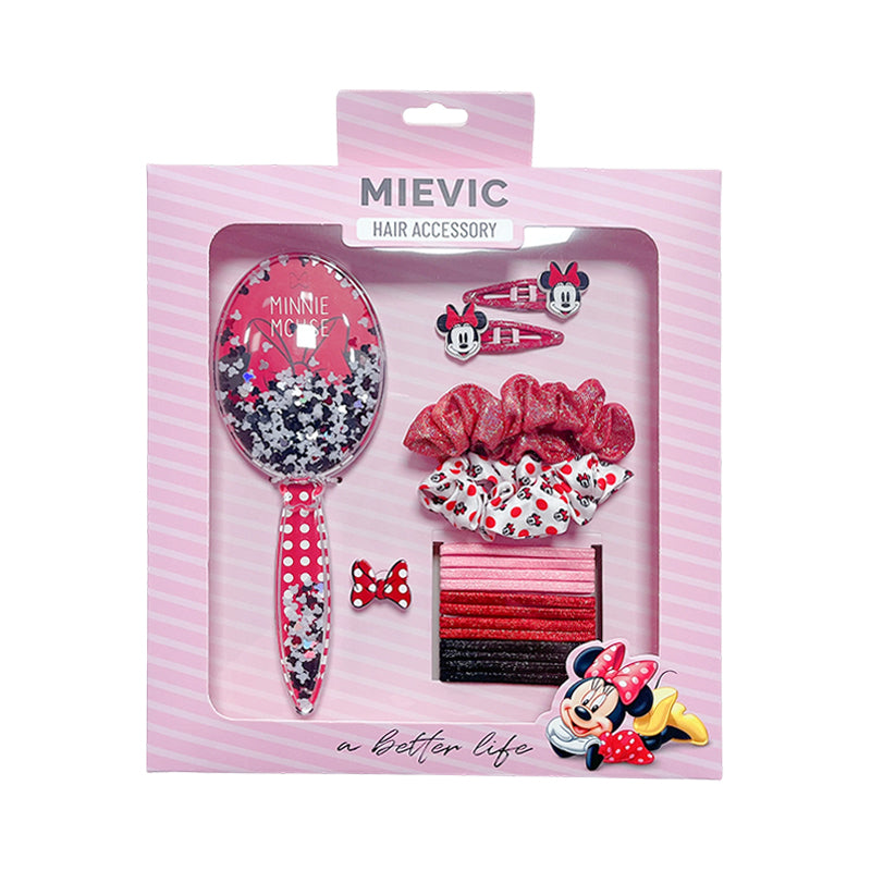 Set Brosse à Cheveux Minnie Mickey Mouse