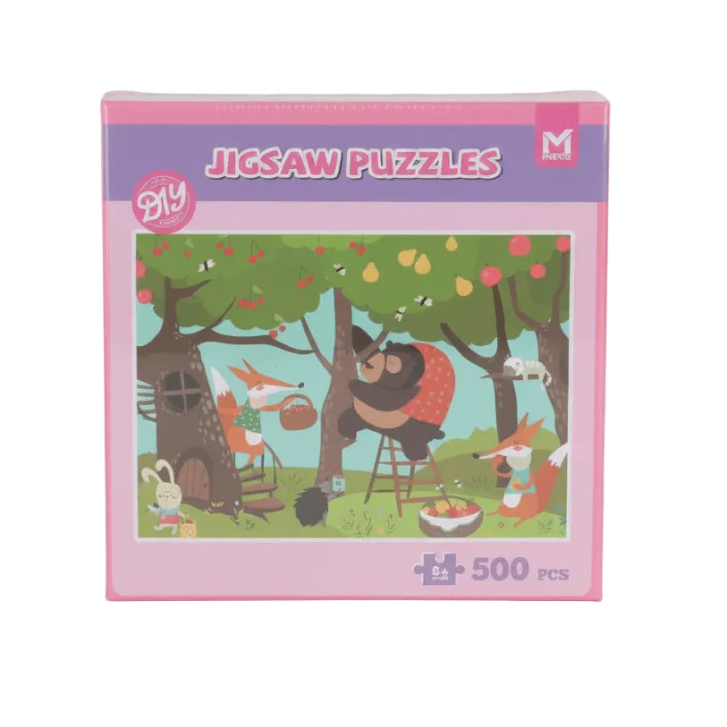 Puzzle Colorful Cartoon World Jigsaw Puzzle 500-PIECE