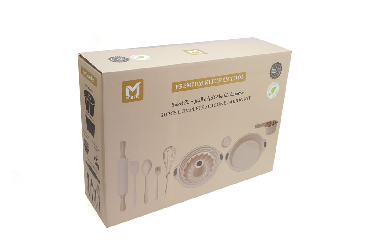Set de pâtisserie en silicone 20 pièces
