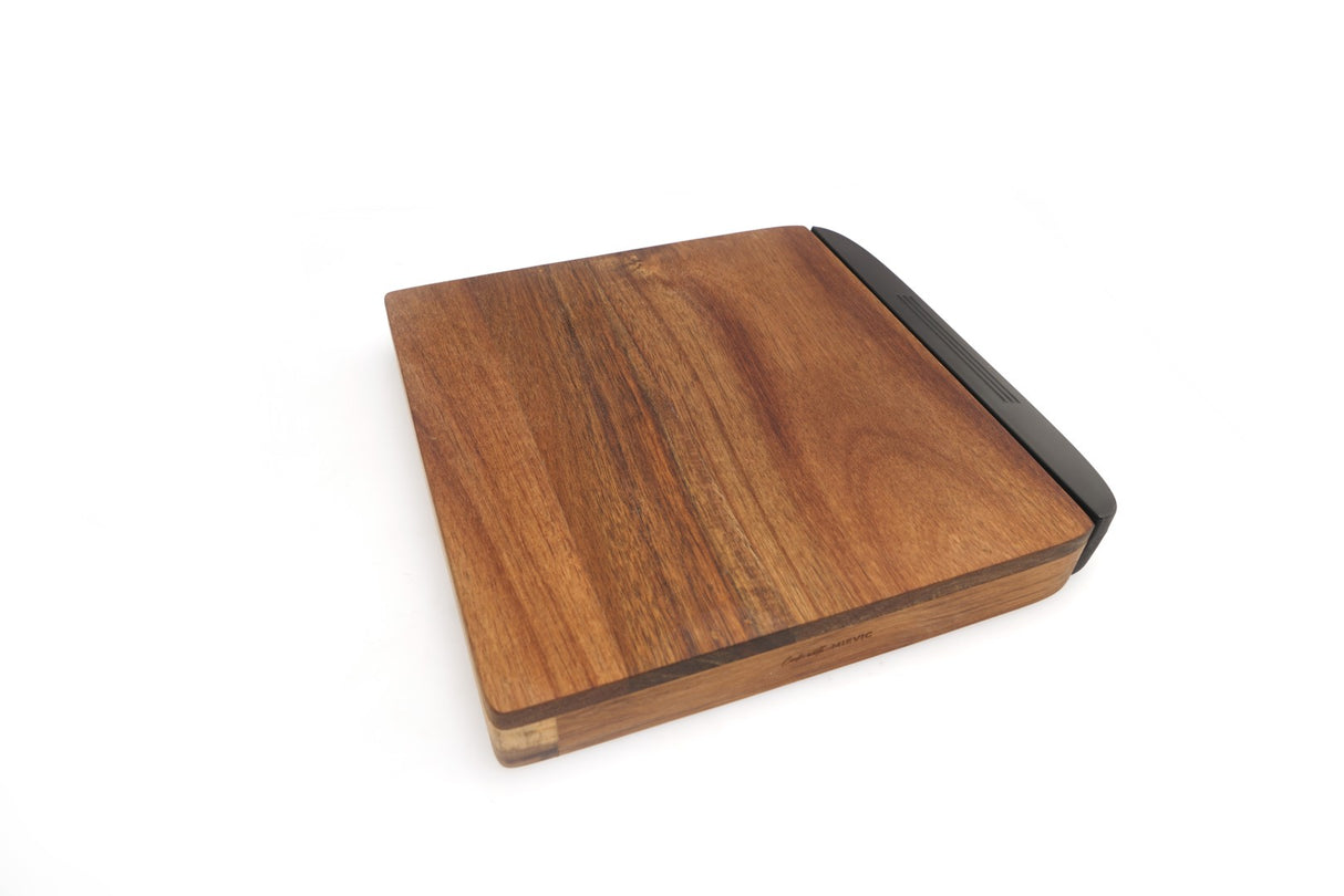 Planche à découper en bois d’acacia avec plateau